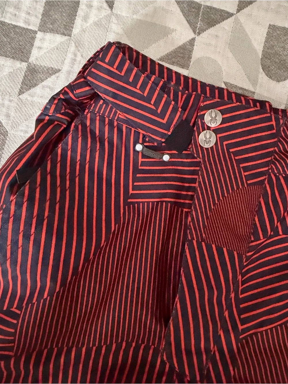 Spyder Ski & Snowboard Pants Geometric Insulated Kids’ Size 14